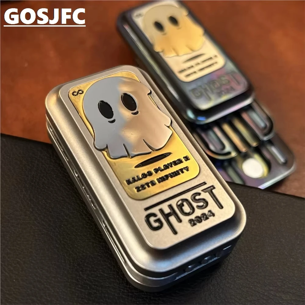 

Ghost Tuning EDC Fork Decompression Toy Triple Metal Stainless Steel Zirconium Alloy Fidget Toy
