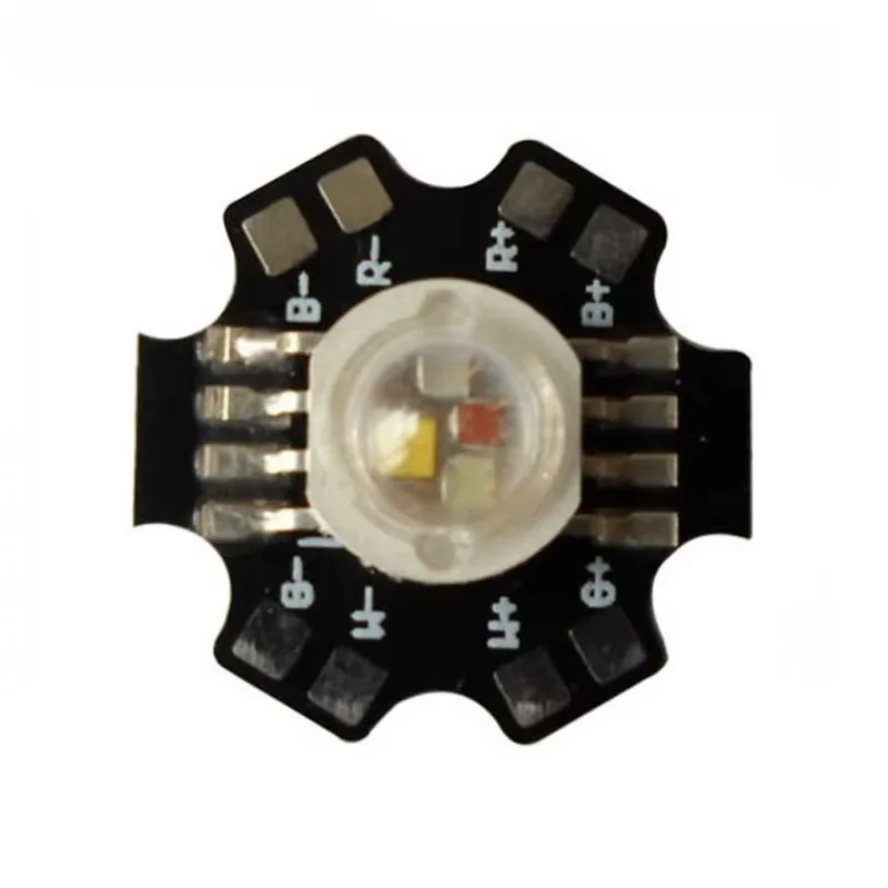 20X cena brillante 12W RGBW lámpara LED cuentas 45mil chip Epileds 8 pines fuente de luz RGBW de alta potencia