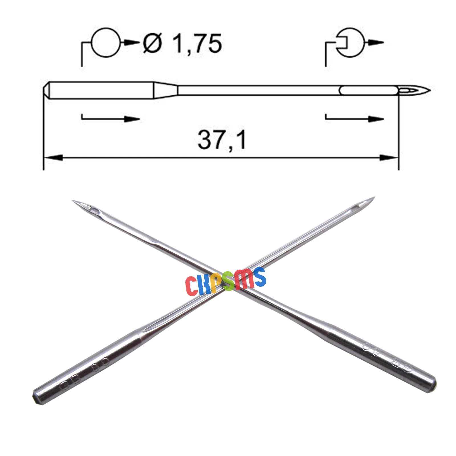 50 قطعة Groz-Beckert TQX1 ل JUKI MB-372 MB-373 شقيق MB-377 BM-917A CONSEW 245 #3