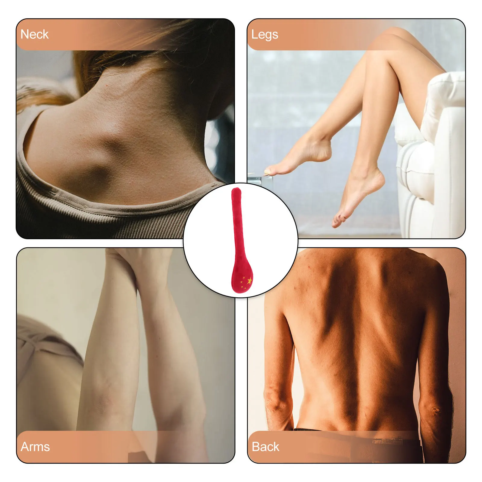 

Portable Massage Hammer for Neck and Back Pain Relief Manual Muscle Beating Stick Smooth Finish Lightweight Easy to Carry