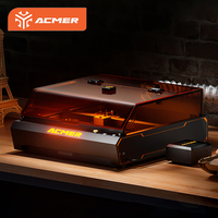 ACMER P3 Laser Engraver Aluminum Frame with Camera Air Assist System Honeycomb Bed Versatile Engraving Cut for Metal Wood Glass