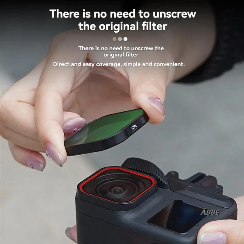 Len Filters For Insta360 Ace Pro 2 Camera CPL ND8/16/32/64 Neutral Density Lens Set Quick Release Photography Accessoise