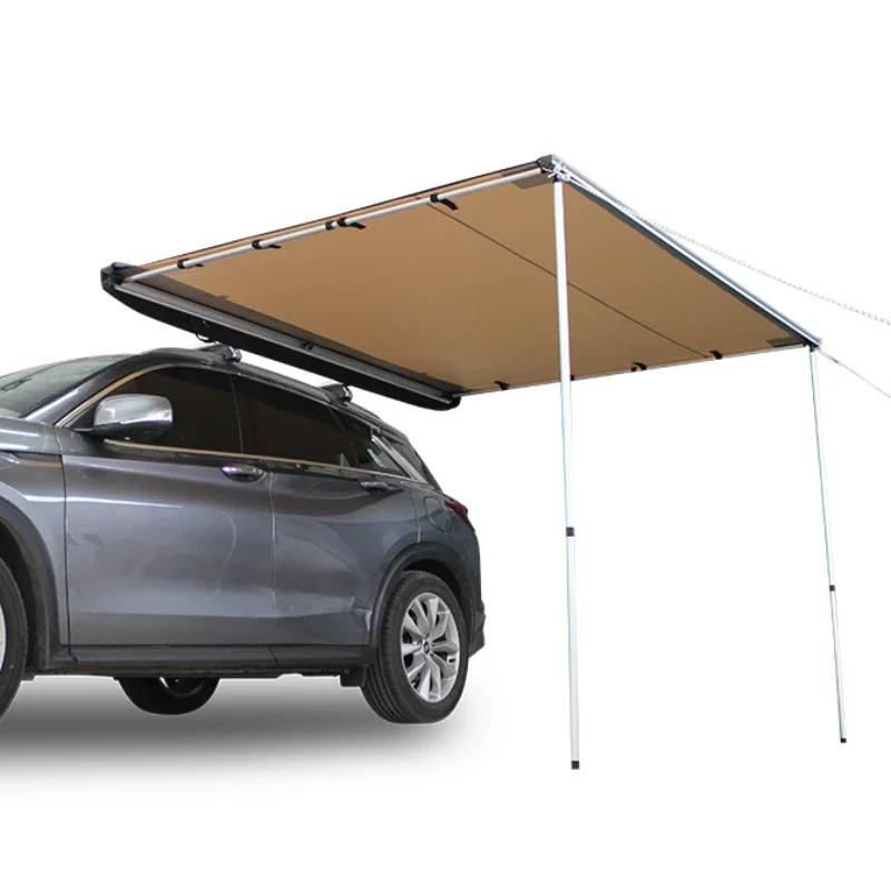 Waterproof canvas camping car side awning optional With car roof tent