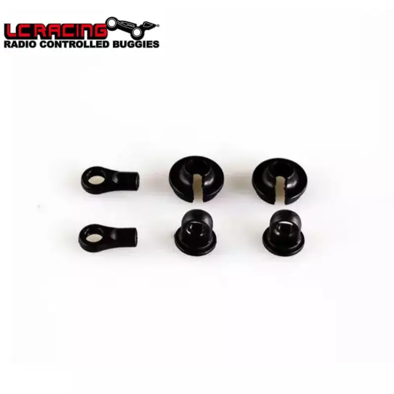 Original LC RACING For L6187 Shock Caps, Spring Cups & Rod End Set For RC LC For EMB-WRC EMB-RA EMB-1 EMB-SC EMB-DT EMB-TC