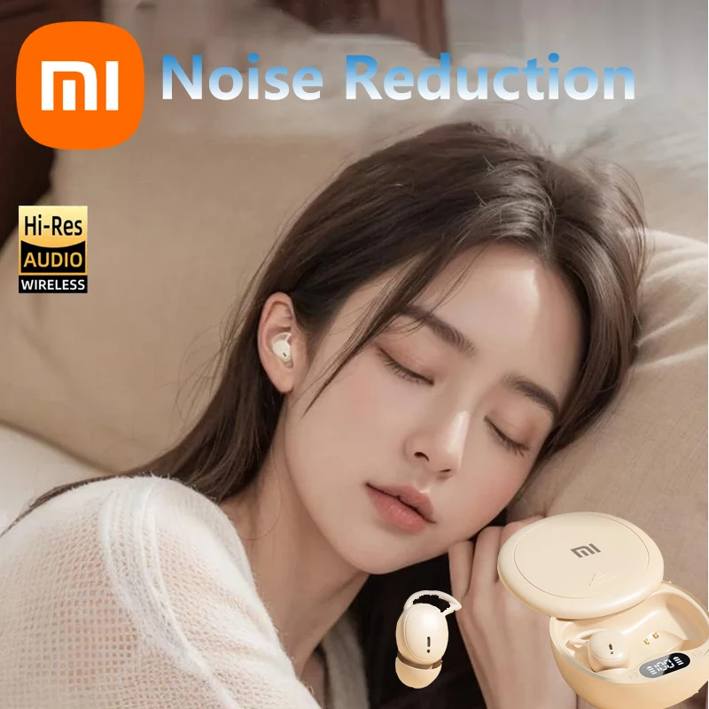 Xiaomi M73 Sleeping Earbuds Wireless Mini Headphones TWS Bluetooth Earphone Stereo Hidden Headsets with Mic HD Call Waterproof