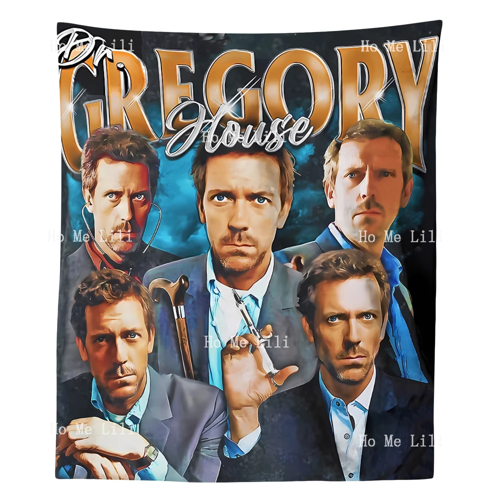 

Dr. Gregory House Vintage Gift Wall Aesthetic Tapestry For Bedroom Living Room Dorm