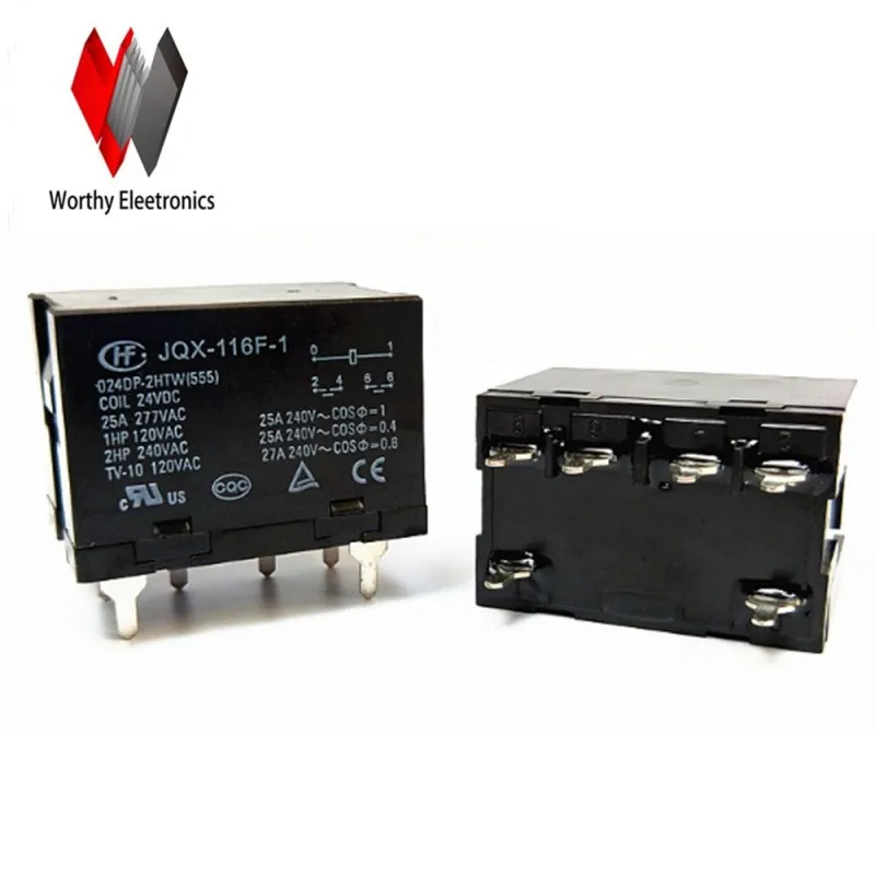 

Free shiping wholesale 10pcs/lot relay JQX-116F-1-024DP-2HTW