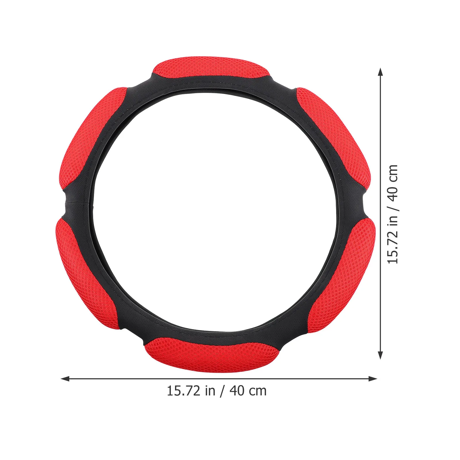 1Pcs Sandwich Steering Wheel Cover Non-Slip Protective Cover Ergonomic Comfortable Auto Accessory Car Interior Decor Universal