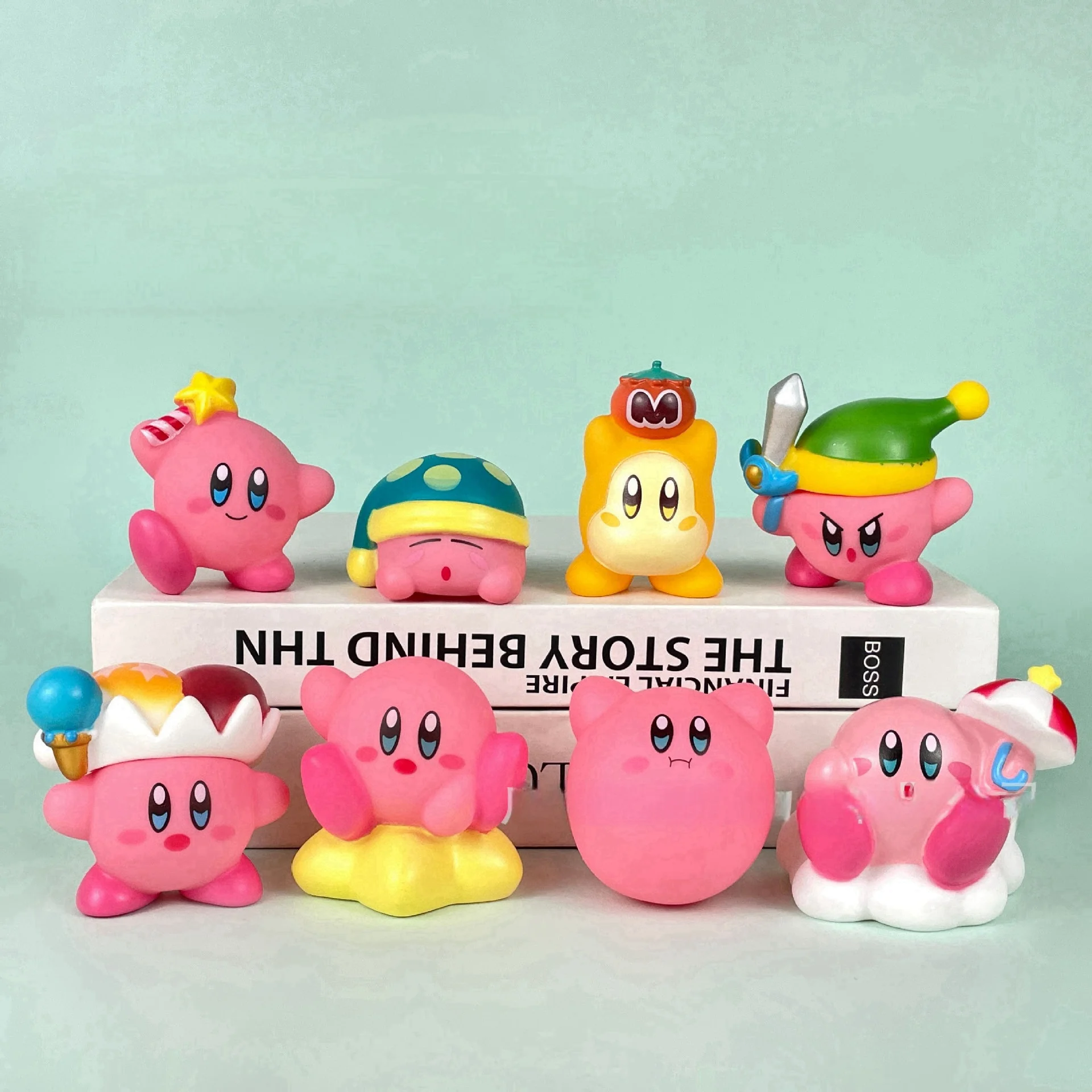 Anime Kirby Action Figures Blind Box Cute Cartoon Model Toy Deskdecoration Pvc Mini Dolls Mystery Box Kirby Figurki Prezent dla dzieci