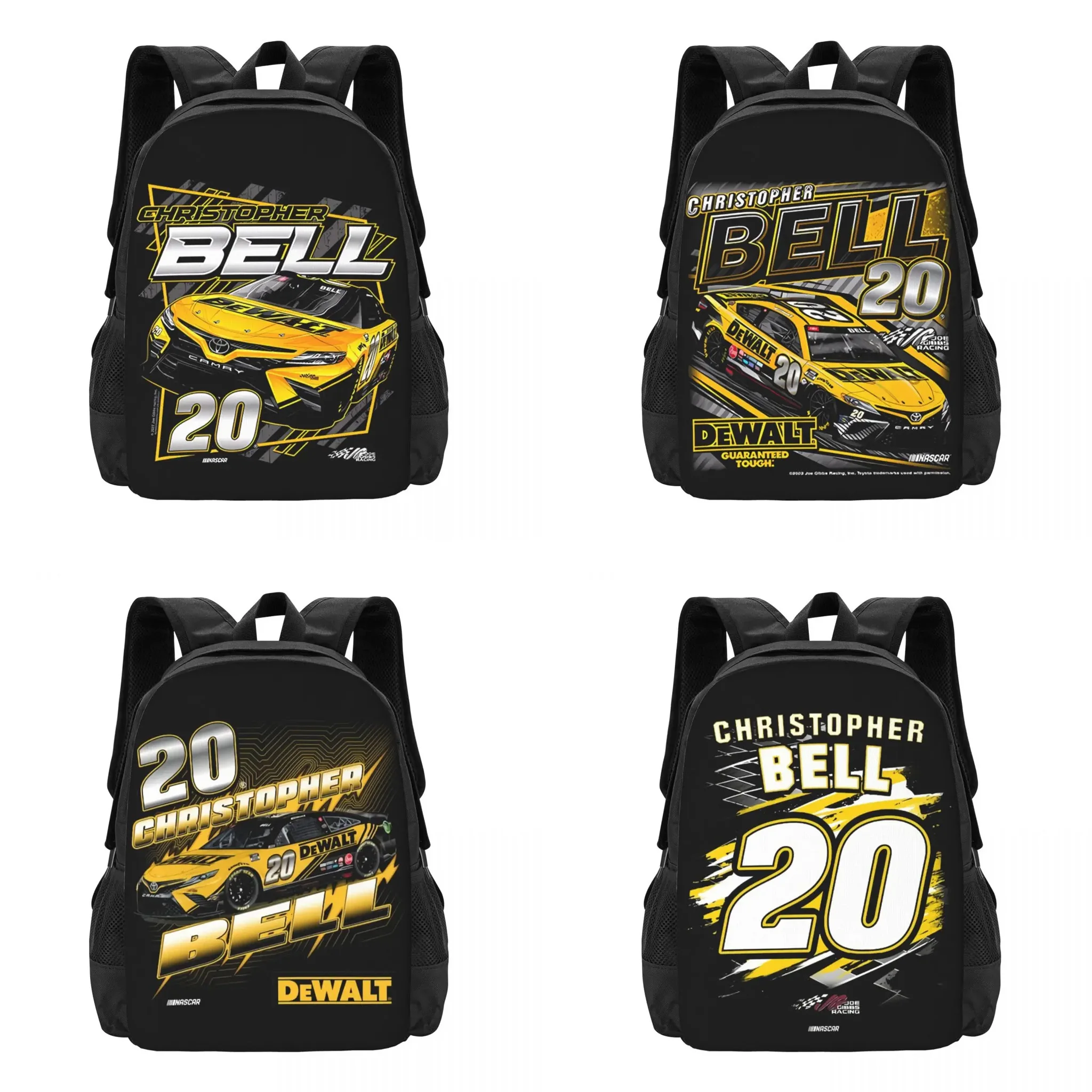 

Christopher Bell 20 Travel Laptop Backpack, Business College School Computer Bag Gift for Men & Women