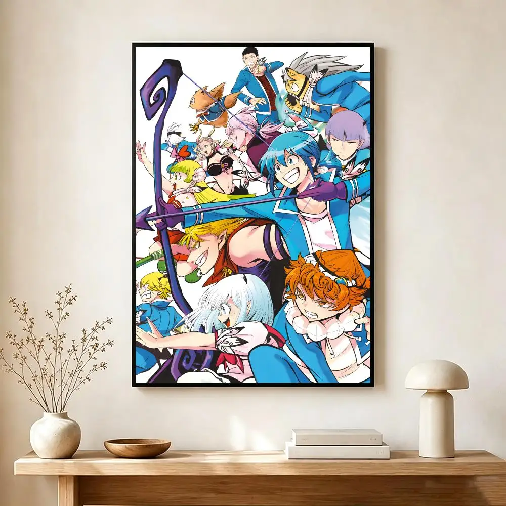 W-Welcome to Demon School Iruma-kun Poster Modern Home Decoration Interior Design & Contemporary Wall Art Collection