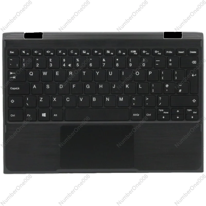 Black Keyboard Upper Case Palmrest Shell Cover For Lenovo 300e 2nd Gen 2 Notebook 5CB1B02682