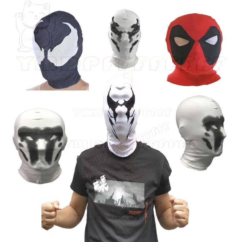 

Anime hot selling Watchman Rorschach headgear mask cosplay headgear digital printed headgear Halloween carnival gift new