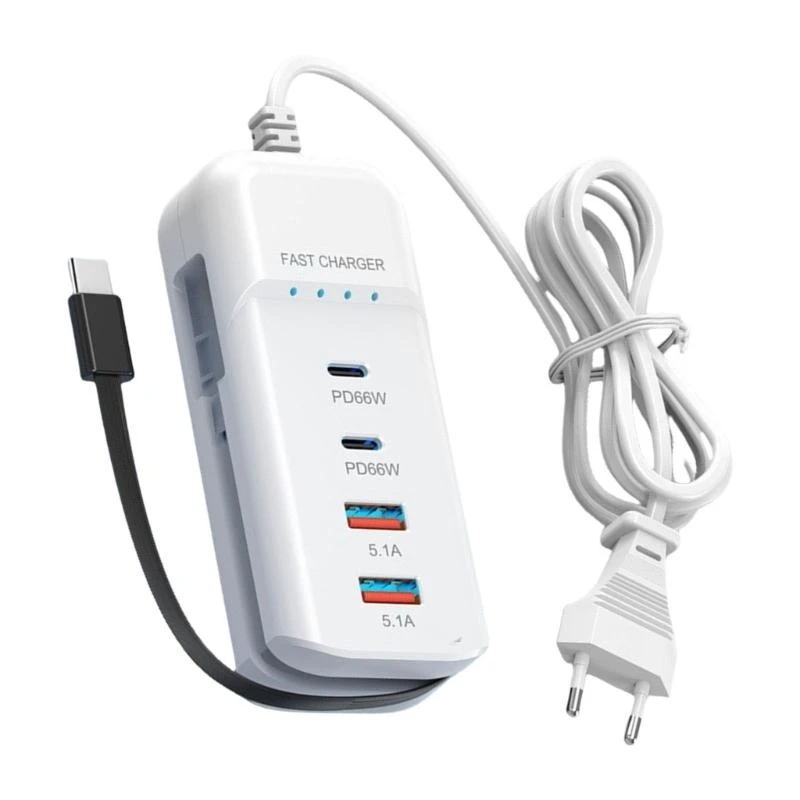 Várias tiras energia portuária com carregamento rápido PD e 2 porta USB para simultânea