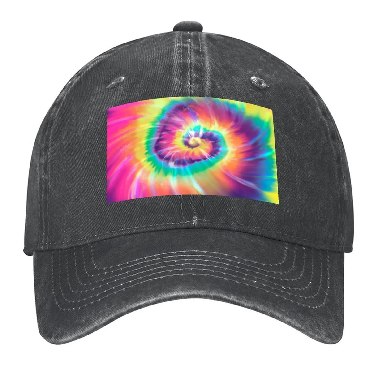 

Rainbow Tie Dye Baseball Cap designer cap Cosplay Unique hats tea Hat Mens Women's