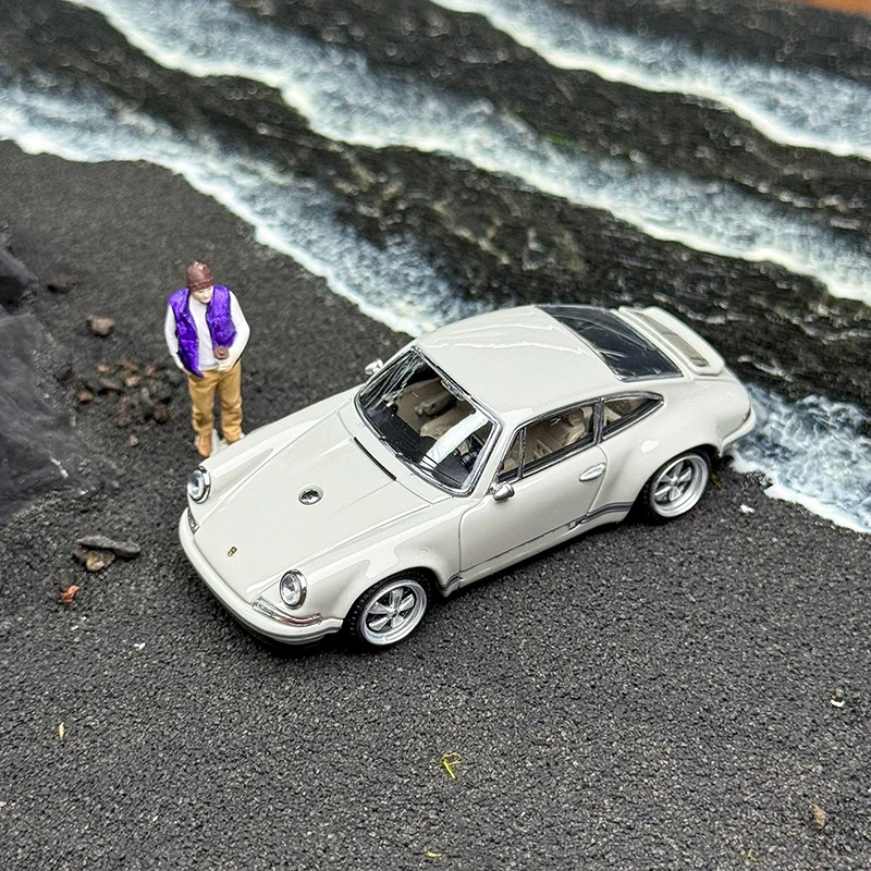 Zinct escala 1:64 911 964 cantante DLS/coupe modelo de aleación coche clásicos recuerdo para adultos regalo Hobby y juguetes