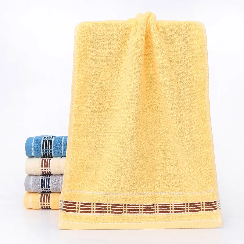 Cotton Towels Reversible Jacquard Soft Highly Absorbent Hand Towels for Bathroom Kitchen