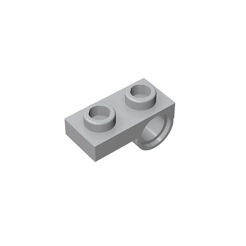 50 Stück 18677 Modifizierte Platte 1x2 mit Loch an der Unterseite, Baustein-Kollektion, Modulares GBC-Spielzeug für Technische MOC-Bauwerke – Detail 6