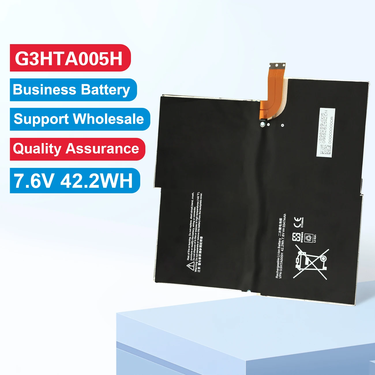 KingSener Laptop Battery G3HTA005H G3HTA009H 5547mAh For Microsoft Surface Pro 3 1631 1577-9700 Tablet MS011301-PLP22T02
