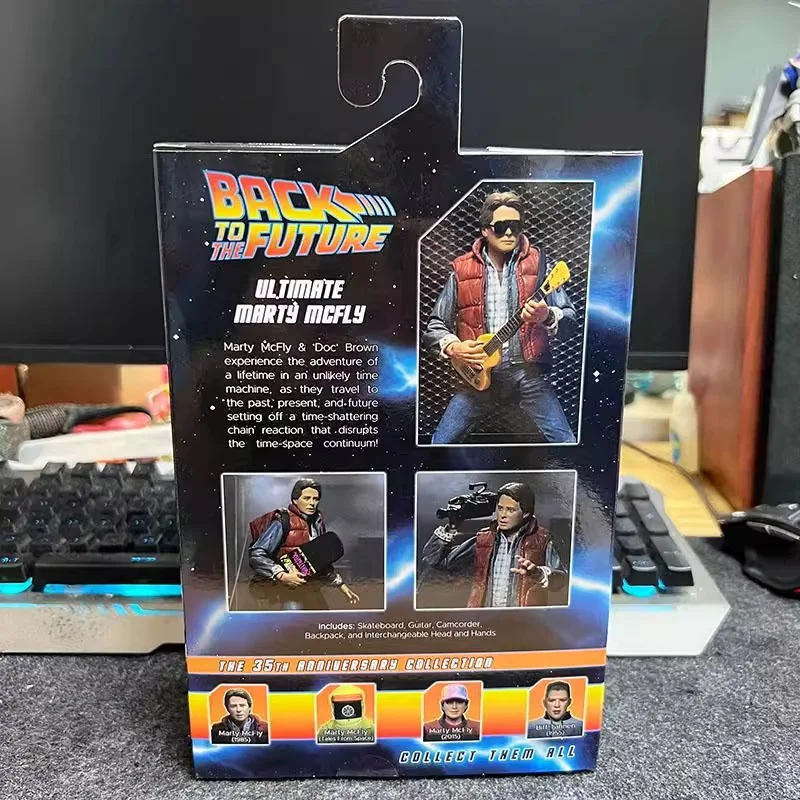 Ritorno al futuro Parte 2 Figura NECA Martin Action Figuras Film Battaglia delle bande Pubblicità Periferiche Modello Bambola Ornamento