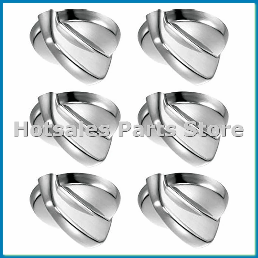 6Pcs WB03T10284 Oven Knobs Replacements,Stove Knobs for Burner Control Assembly-Replaces AP4346312 PS2321076-A57M