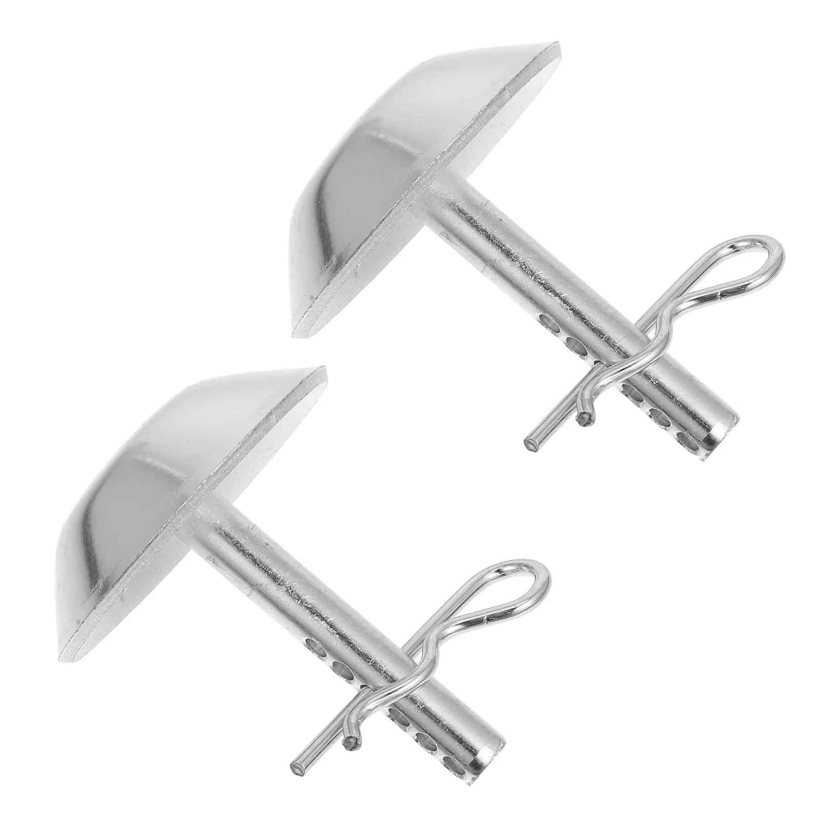 

2Set Snow Plow Replacement Parts Heavy-Duty Skid Shoes with Adjustable Pins Sturdy Metal Construction for Reliable Winter