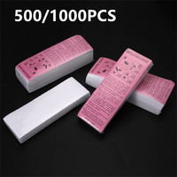 100/500/1000pcs Body Leg Arm Hair Removal Epilator Nonwoven Hair Removal Wax Paper For Women Men Wax Strip Paper High Quality