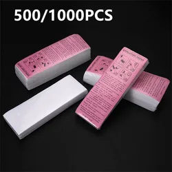 100/500/1000pcs Body Leg Arm Hair Removal Epilator Nonwoven Hair Removal Wax Paper For Women Men Wax Strip Paper High Quality