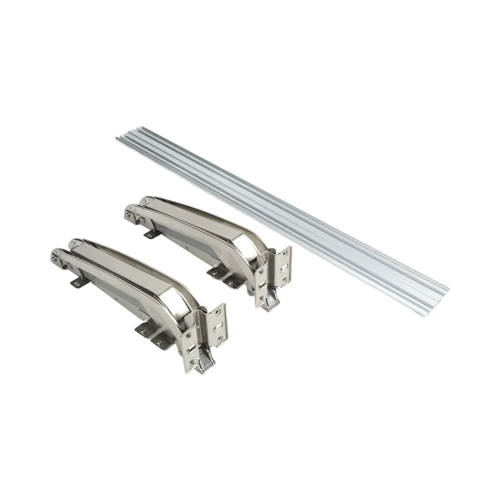 180 Degree Wide Angle Lateral Opening Sliding Door Hinge for Cabinet Applications with Support for 400 to 600mm Wide Doors
