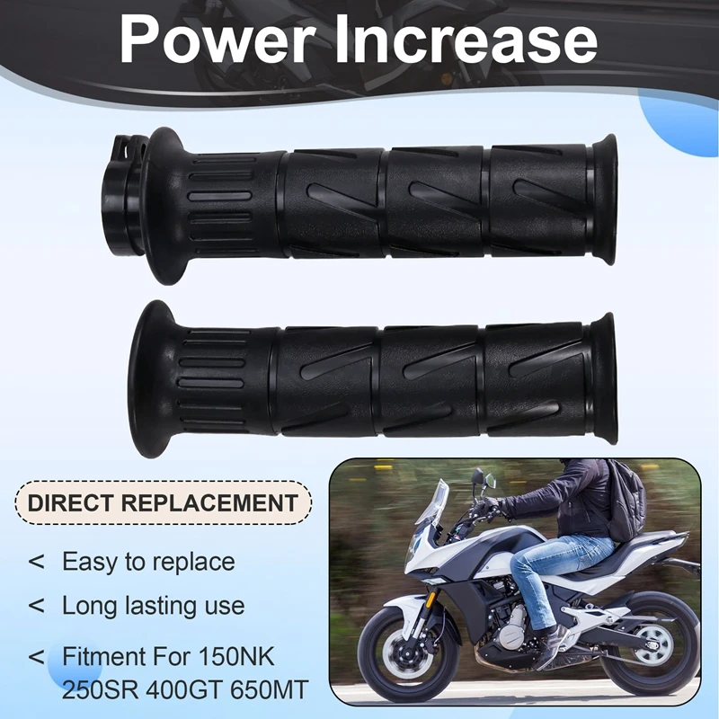 

Motorcycle Handle Cover For CFMOTO 150NK 250SR 400GT 650MT Left & Right Rubber Cover Clutch Throttle Grip Cover