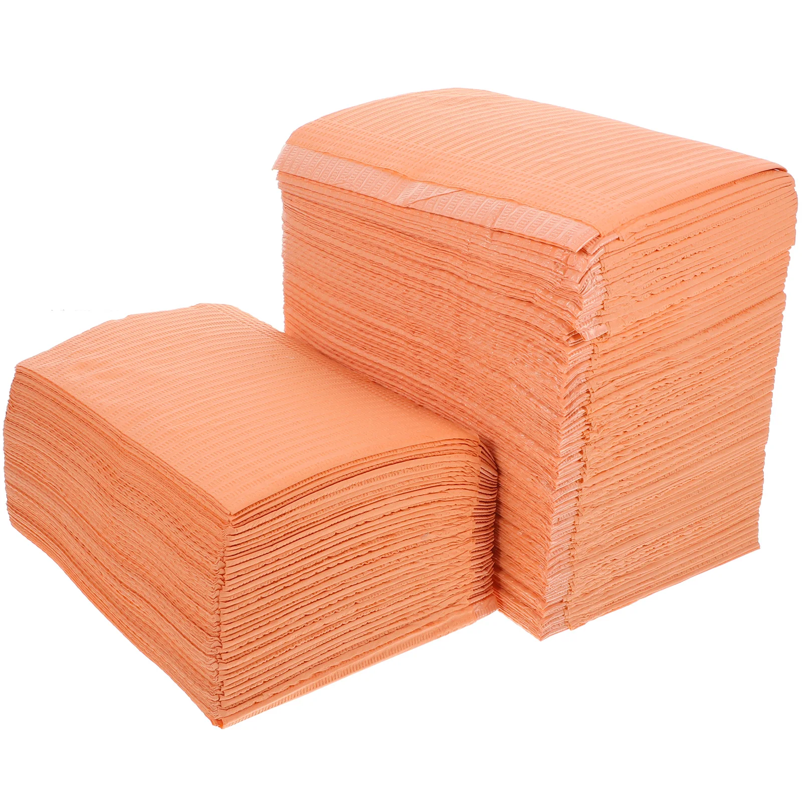 

125 Pcs Beauty Table Mat Nail Pad Manicure Paper Tablecloth Disposable Salon Supply Desk Cushion Orange Strong