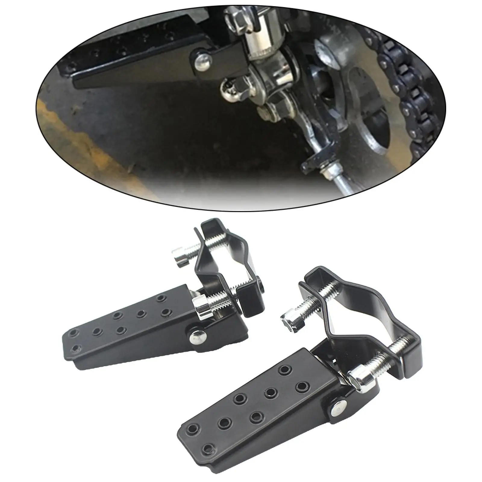 2 pcs 25-30mm Motorcycle Footrests Pedals for Accessory Spare Parts