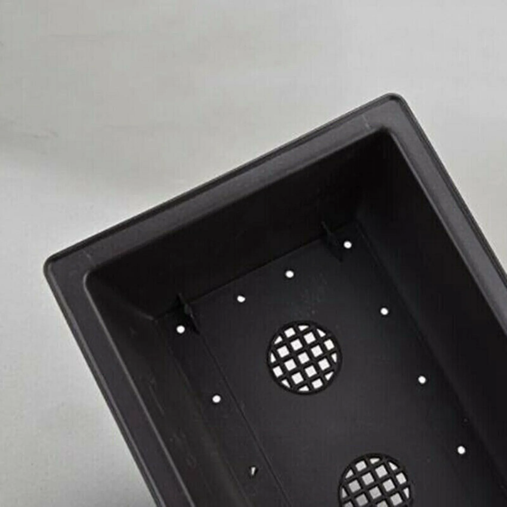 -A12R 2X Large Flower Pot Rectangle Bonsai Nursery Planter Balcony Container 29X21X10.5Cm