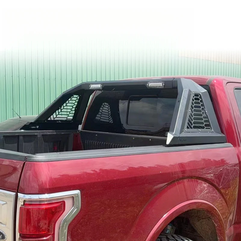 

Heavy Duty Black Steel 4X4 Pickup Roll Bar Gantry with Adjustable Storage Shelf