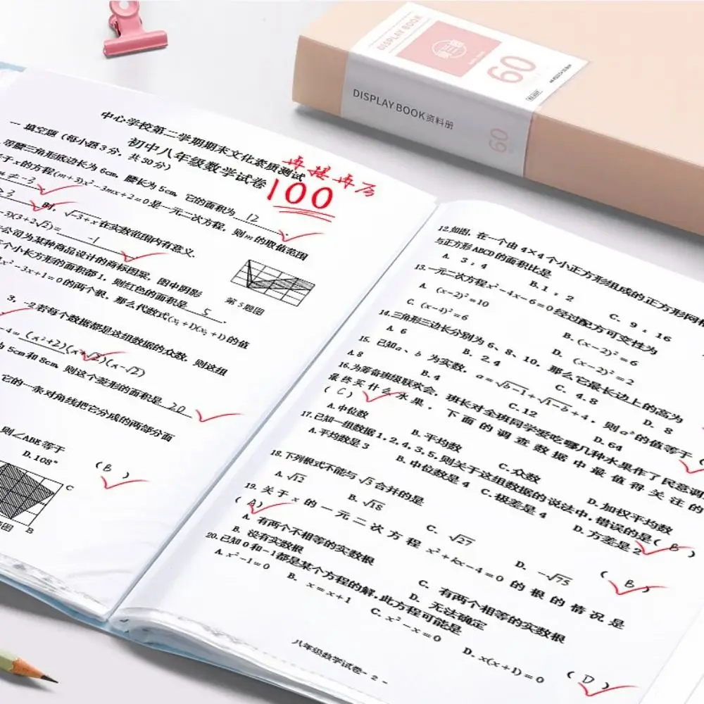 Desktop Storage A4 File Organizer Multifunctional Morandi Color Document Organizer Dustproof Waterproof A4 File Paper Folder