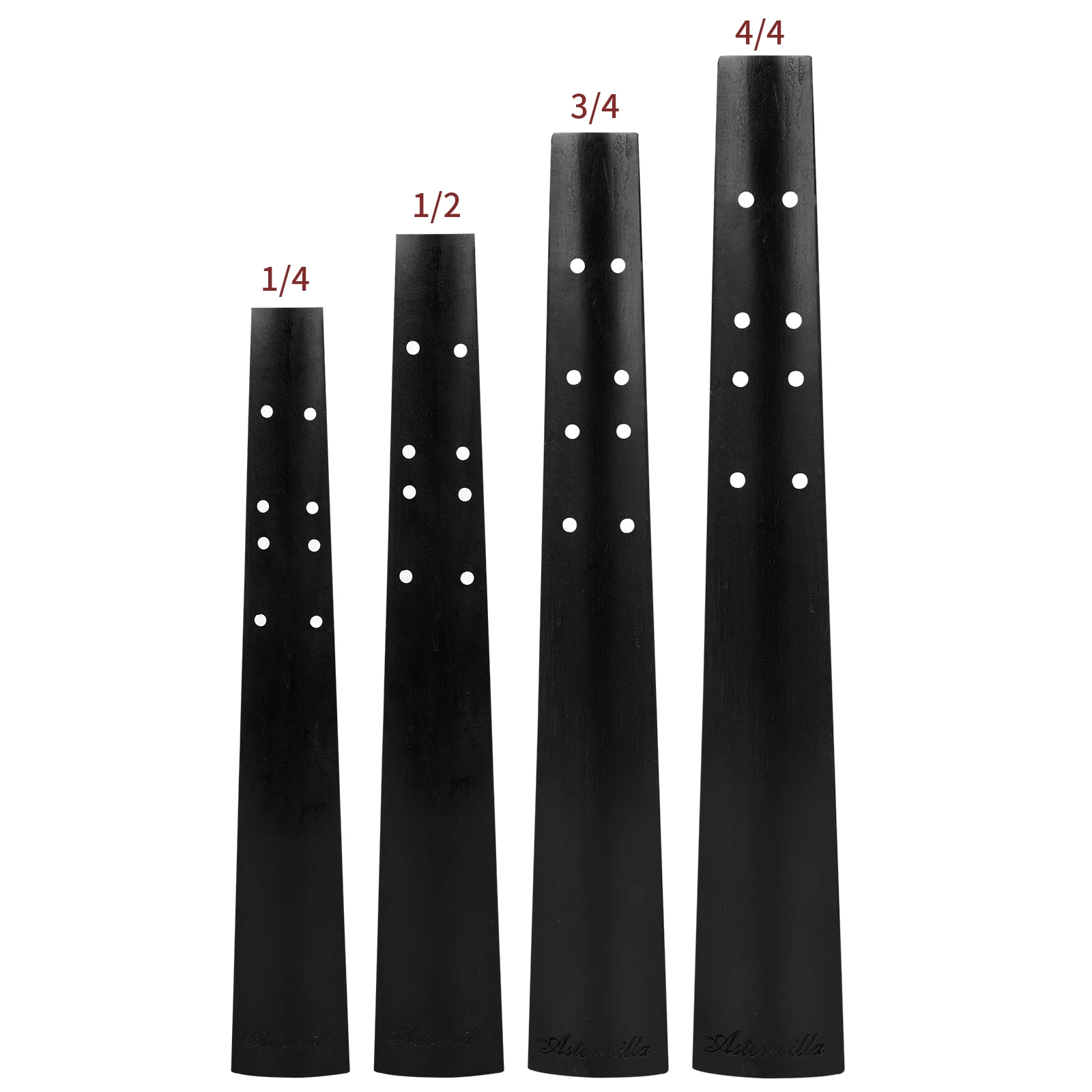 IRIN الكمان الأبنوس الأصابع 1/4 1/2 3/4 4/4 كمان فريتس خشب الأبنوس عالية الجودة أجزاء ملحقات الآلات الوترية #2