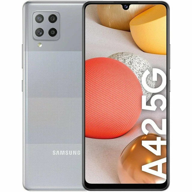 Samsung Galaxy a42スマートフォン,5g,オリジナル,デュアルSIM,a426b/ds,6.6インチ,4GB RAM,128GB  ROM,NFC,Octa Core,オリジナル,5g