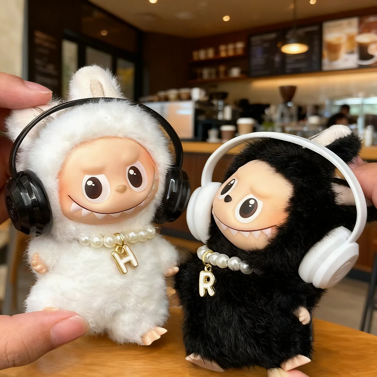 [Без куклы] Мини-ожерелье с жемчугом для Mini Labubu 4,0, булавка для украшения серии Love, милые аксессуары, подарки для девочек