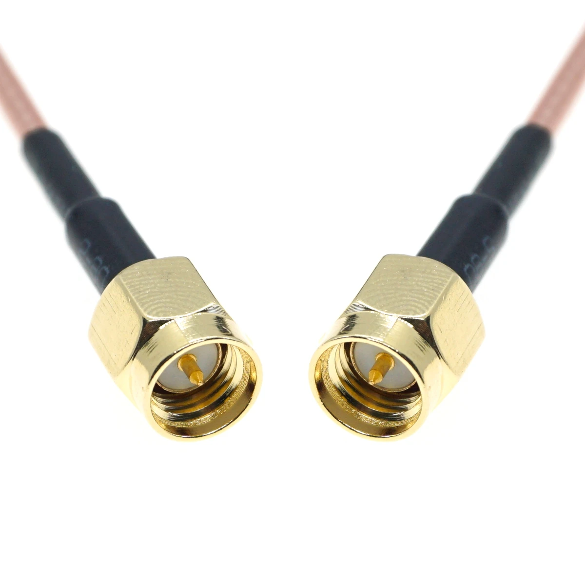 RG316 CABLE SMA Male To SMA male plug Crimp connector Coax RF Extension Cable Coaxial  Jumper Brass Pigtail Wire