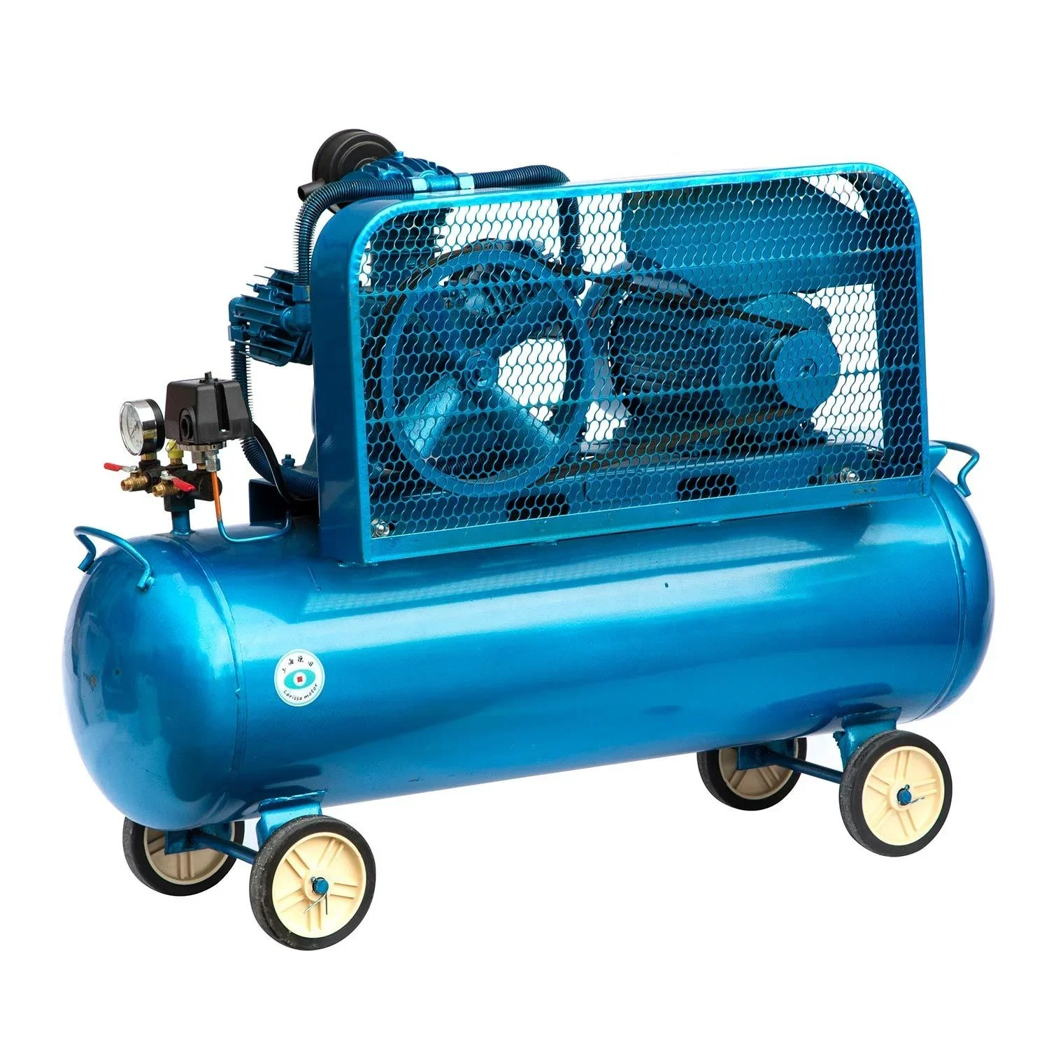 High Quality 120L 220V Oil Compressor Machine Portable  Belt Driven Air Compressor