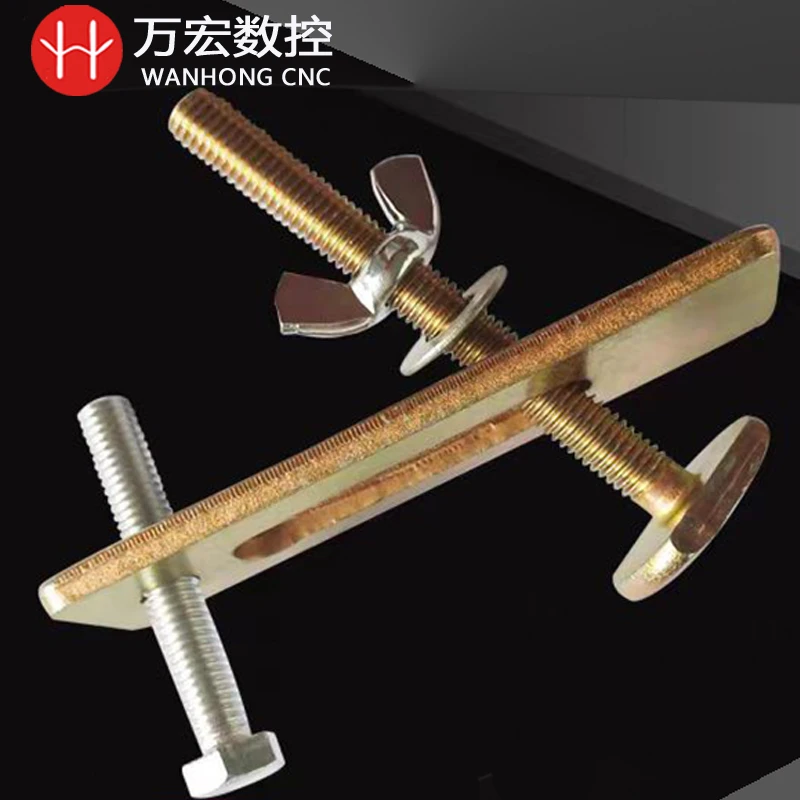 

Pressure Plate Clamp For T-Slot Working Table CNC Machined Bow Clamp for Workbench