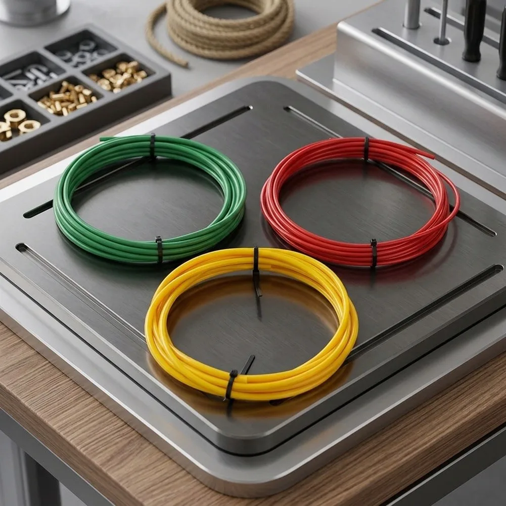 Plastic Copper Tube Bending Strip Set For Air Conditioning PiBender Kit 1/4 3/8 1/2 Inch Internal Spring Tool