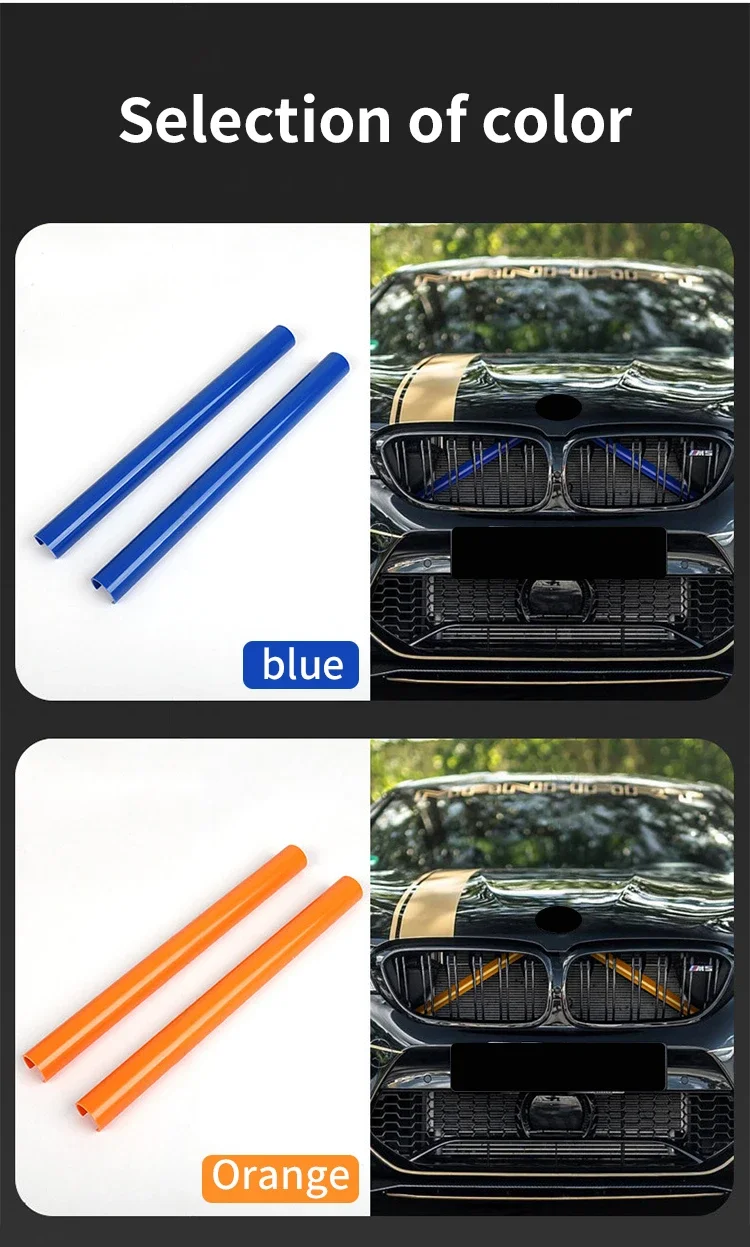 Für BMW X3 X4 X5 G05 F25 F26 G01 G02 2011 ~ 2022 Auto-Styling Frontschürze Kühlergrill Rahmen direkt Installieren Streifen Zubehör – Detail 3