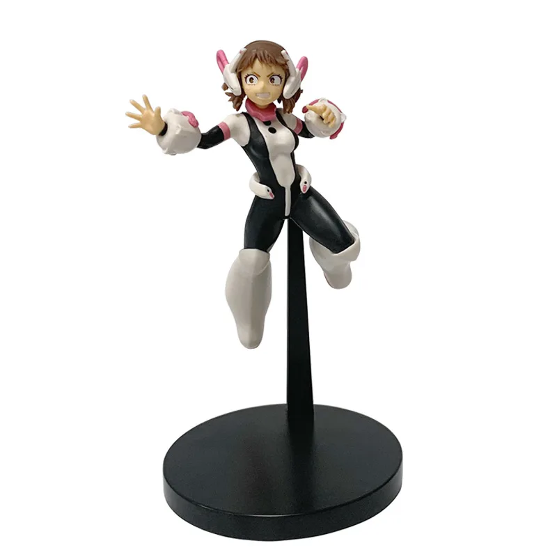 18-22 Cm Mijn Hero Academia Anime Perifere Hero Uraraka Ochako Actiefiguren Pvc Model Decor Collectible Standbeeld speelgoed Gift