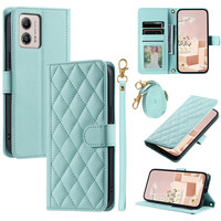 For Motorola G96 5G 2025 Crossbody Leather Wallet Case Moto G54 Power G45 G34 G24 G04 G04S G14 G64 G84 G73 G53 G23 G13 E14 Cover