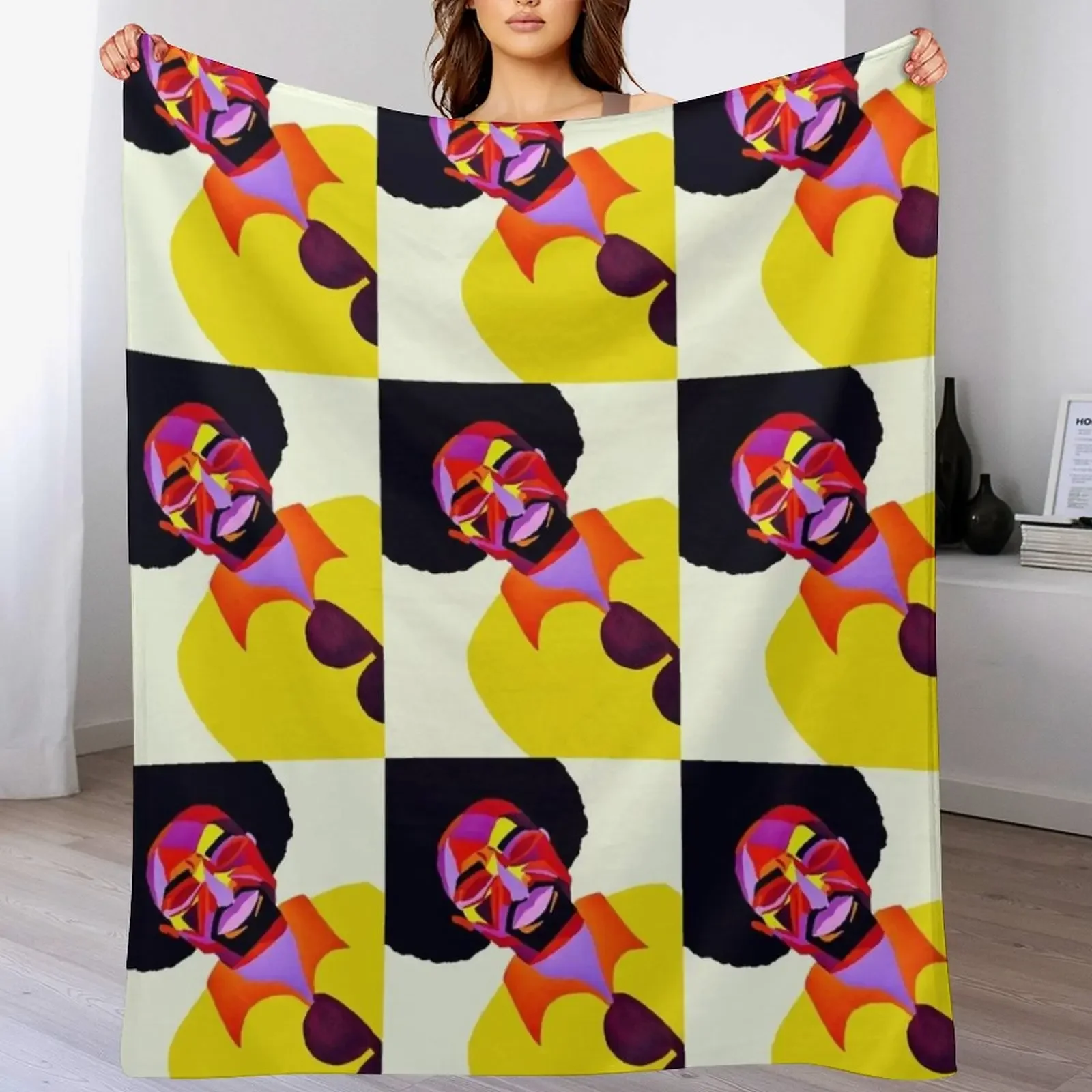 

Mr. Furly Throw Blanket Soft Plush Plaid decorative christmas decoration valentine gift ideas Blankets