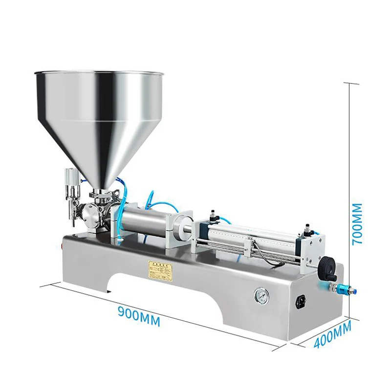 

PBOBP Paste Filling Machine Stirring Mixing For Food Paste Cream Bottle Filler Liquids Watercress Sauce Gel Filling Machine