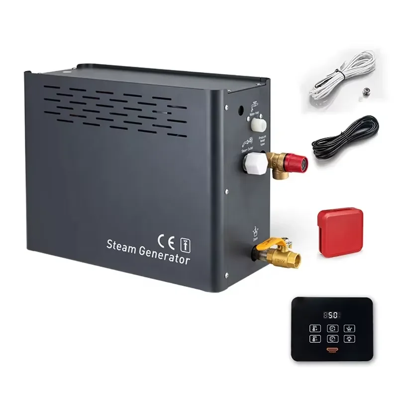 

Stepon Factory New WiFi App Control 4.5KW-18KW Sauna Steam Bath Machine OEM ODM Customizable Electric Steam Generator