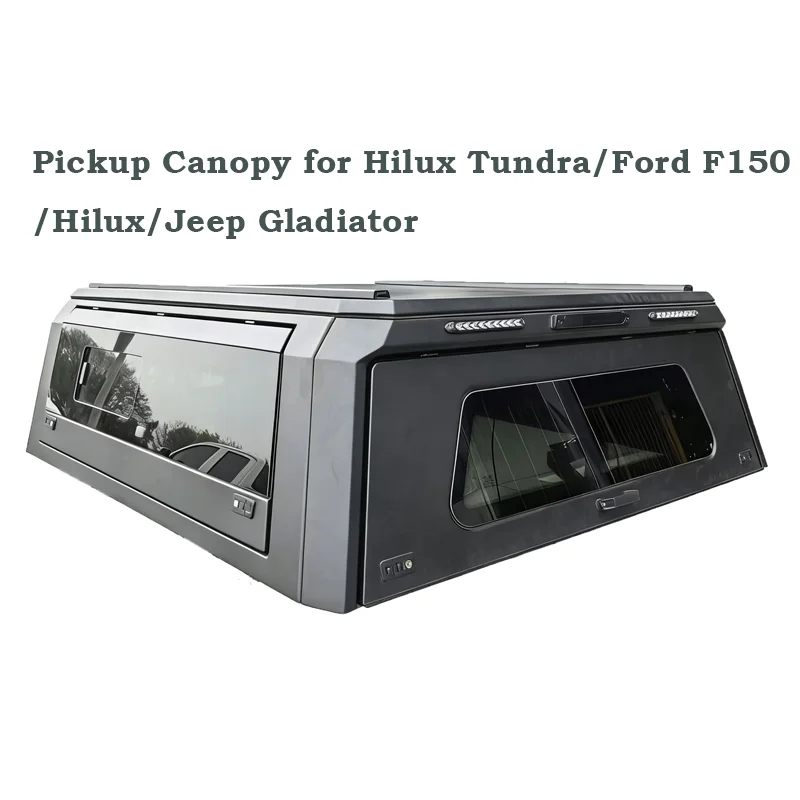 

Pickup Truck Hard Top Canopy Aluminum Tonneau Cover for Ford F150 Toyota Tundra Hilux & Jeep Gladiator
