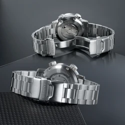 BERNY Watch Correa de acero inoxidable para reemplazo AM7081MS